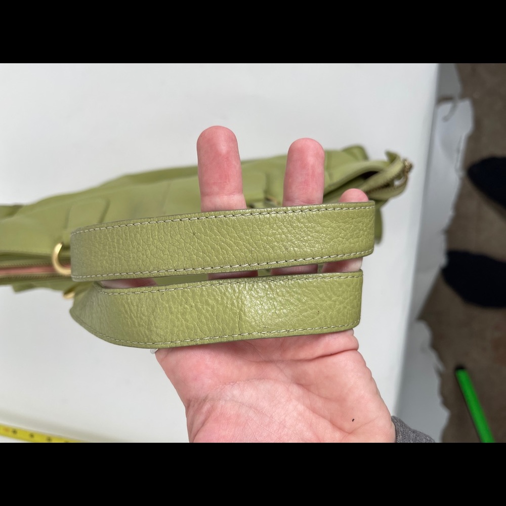 Sigrid Olsen Leather Shoulder Bag in Light Green - Picture 16 of 16